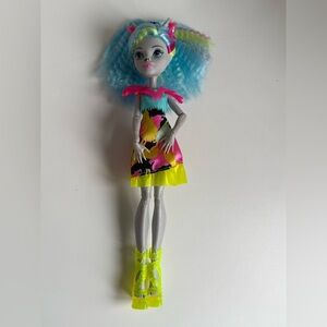 Monster High Electrified Hair-Raising Ghouls Silvi Timberwolf Doll Rare HTF